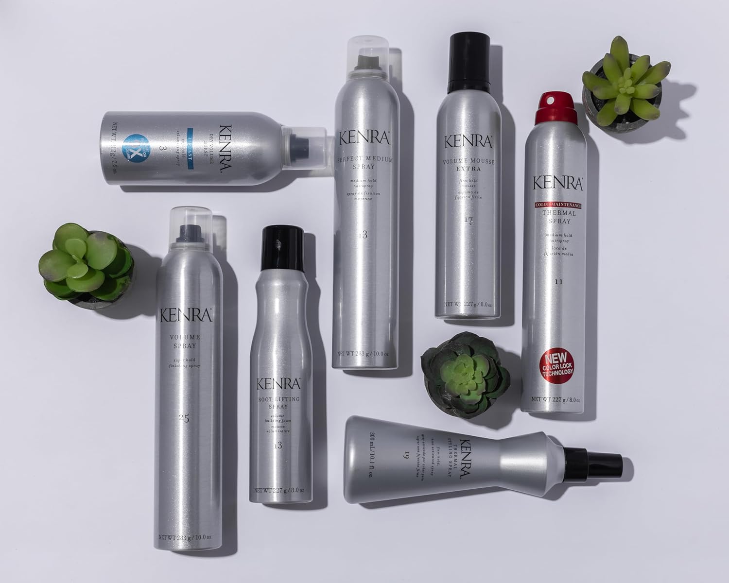 Kenra Thermal Styling Spray 19 | Heat Protection Spray | Firm Hold Heat-Activated Spray | Tames Frizz, Flyaways & Adds Shine | All Hair Types | 10 fl. Oz : Beauty & Personal Care