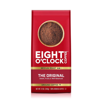 Eight O'Clock Coffee The Original, 12 Ounce (Pack of 6) Medium Roast Ground Coffee 100% Arabica, Sweet, Fruity, Well Balanced