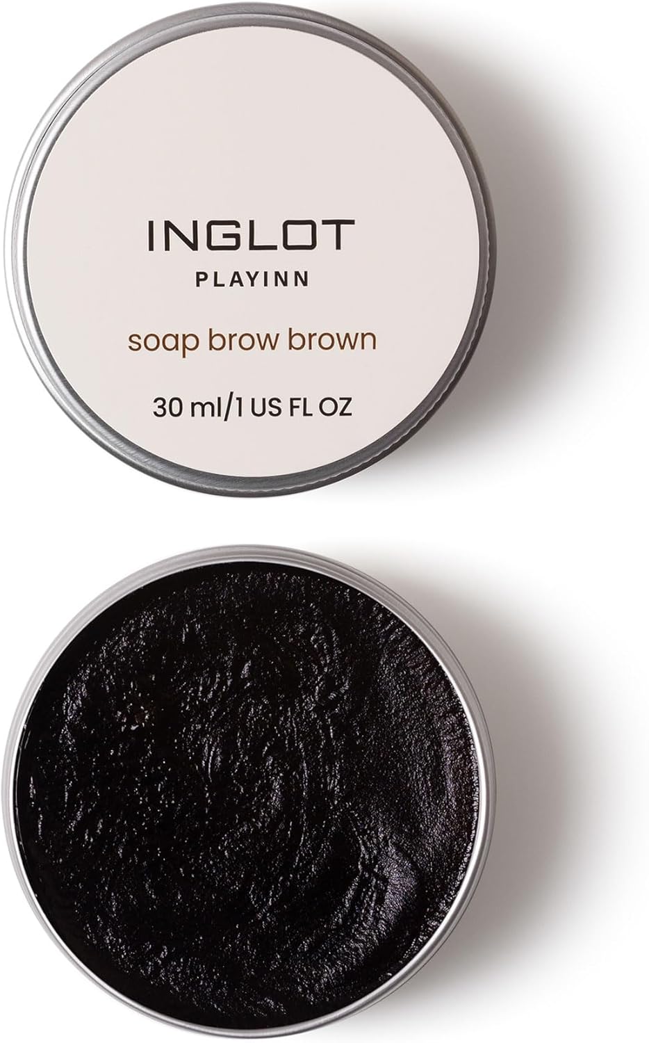 Inglot Playinn Eyebrow Soap | Extra Strong Gel Formula | Defined And Shaped Eyebrows | Playinn Soap Brow | Brown | 30 Ml