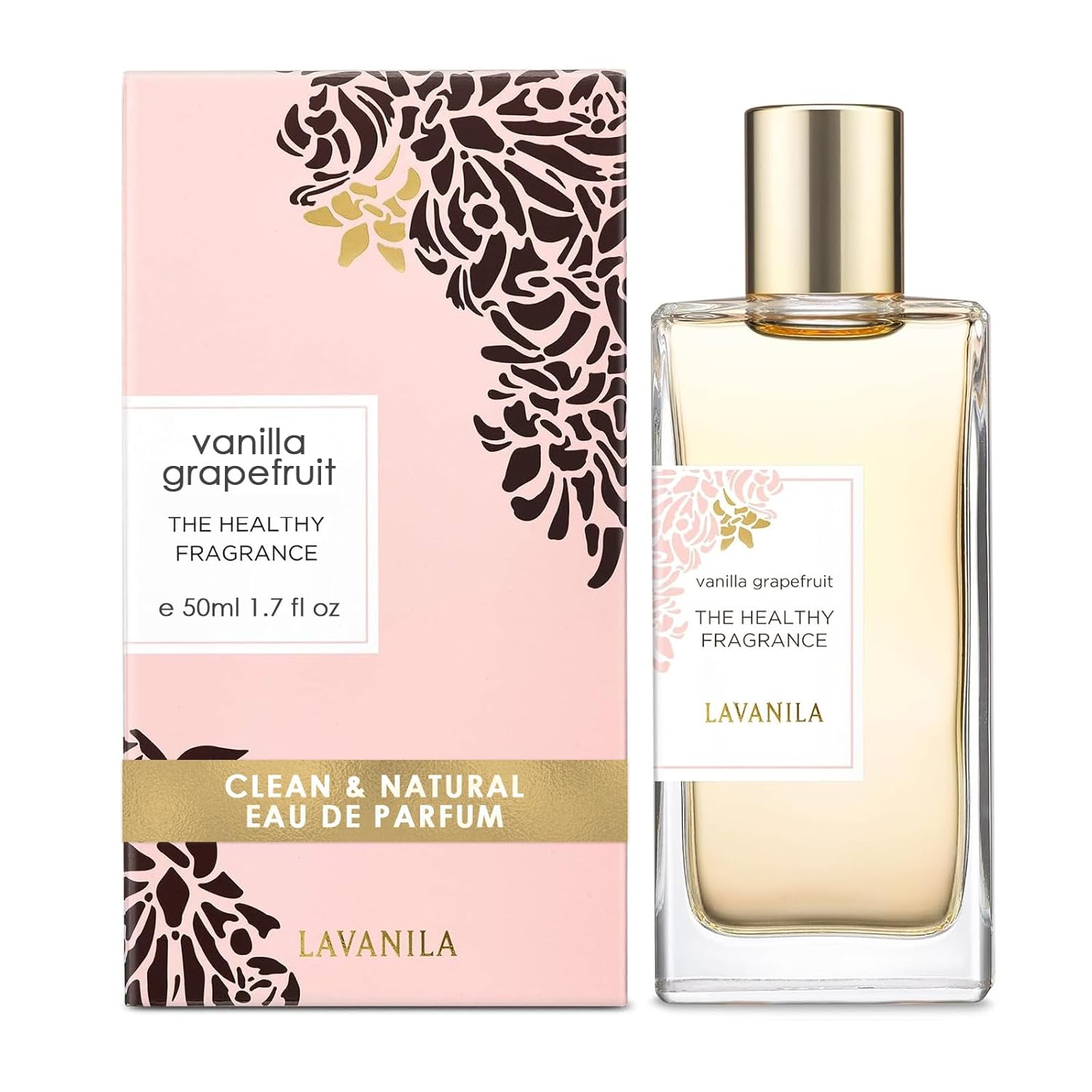 Lavanila Vanilla Grapefruit Perfume For Women, 1.7 Fl Oz - Citrus, Warm Cedarwood & Soft Vanilla Fragrance, Clean And Natural Eau De Parfum Made In Usa
