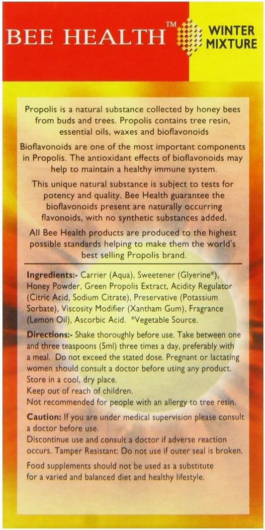 Bee Health Propolis Winter Mix 100Ml