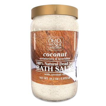 Dead Sea Collection Bath Salts With Eucalyptus – Pure Dead Sea Salt And Eucalyptus Oil - Nourishing Soothing And Relaxing Skin And Muscle – 34.2 Oz