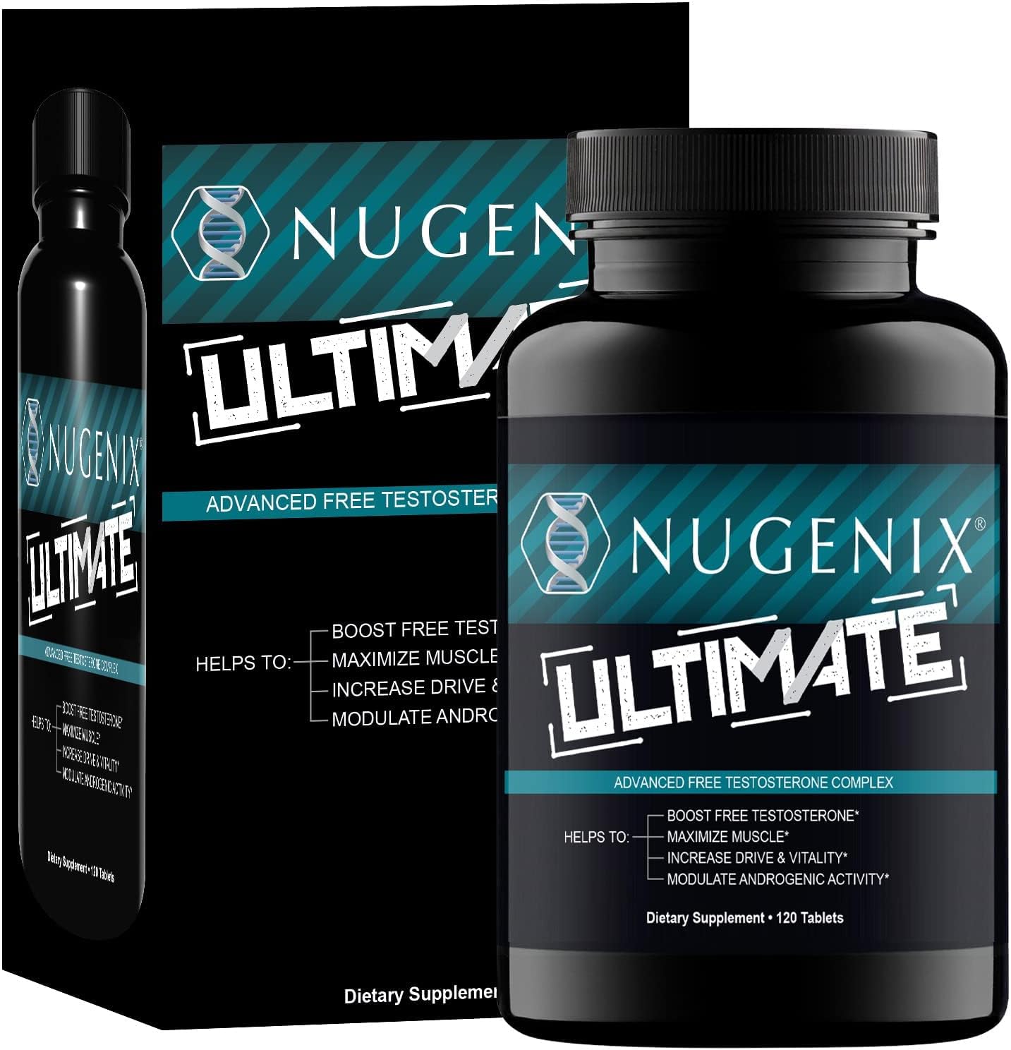 Nugenix Ultimate, Testosterone Booster, 120 tablets : Health & Household