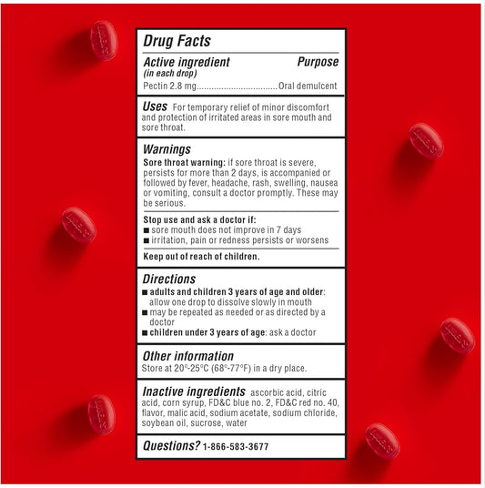 Luden'S Sore Throat Drops, For Minor Sore Throat Relief, Wild Cherry, 30 Count, 12 Pk