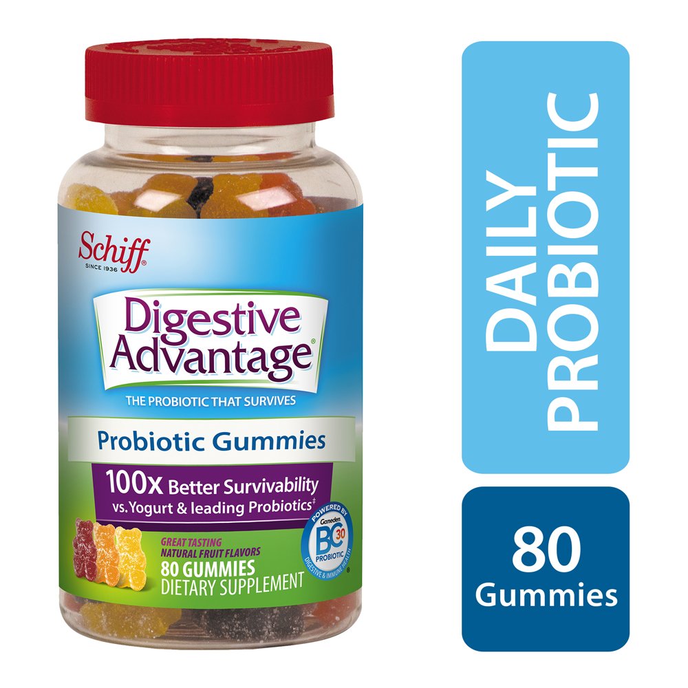 Digestive Advantage Probiotic Gummies - Survives Better than 50 Billion - 80 count