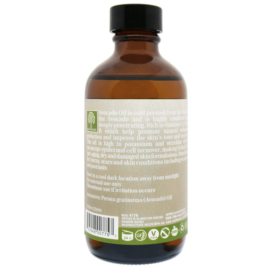 Plantlife Avocado Carrier Oil - Cold Pressed, Non-GMO, and Gluten Free