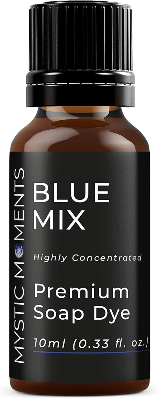 Mystic Moments | Blue Mix - Highly Concentrated Soap Dye 10ml | Perfect for Soap Making, Creams and Lotions