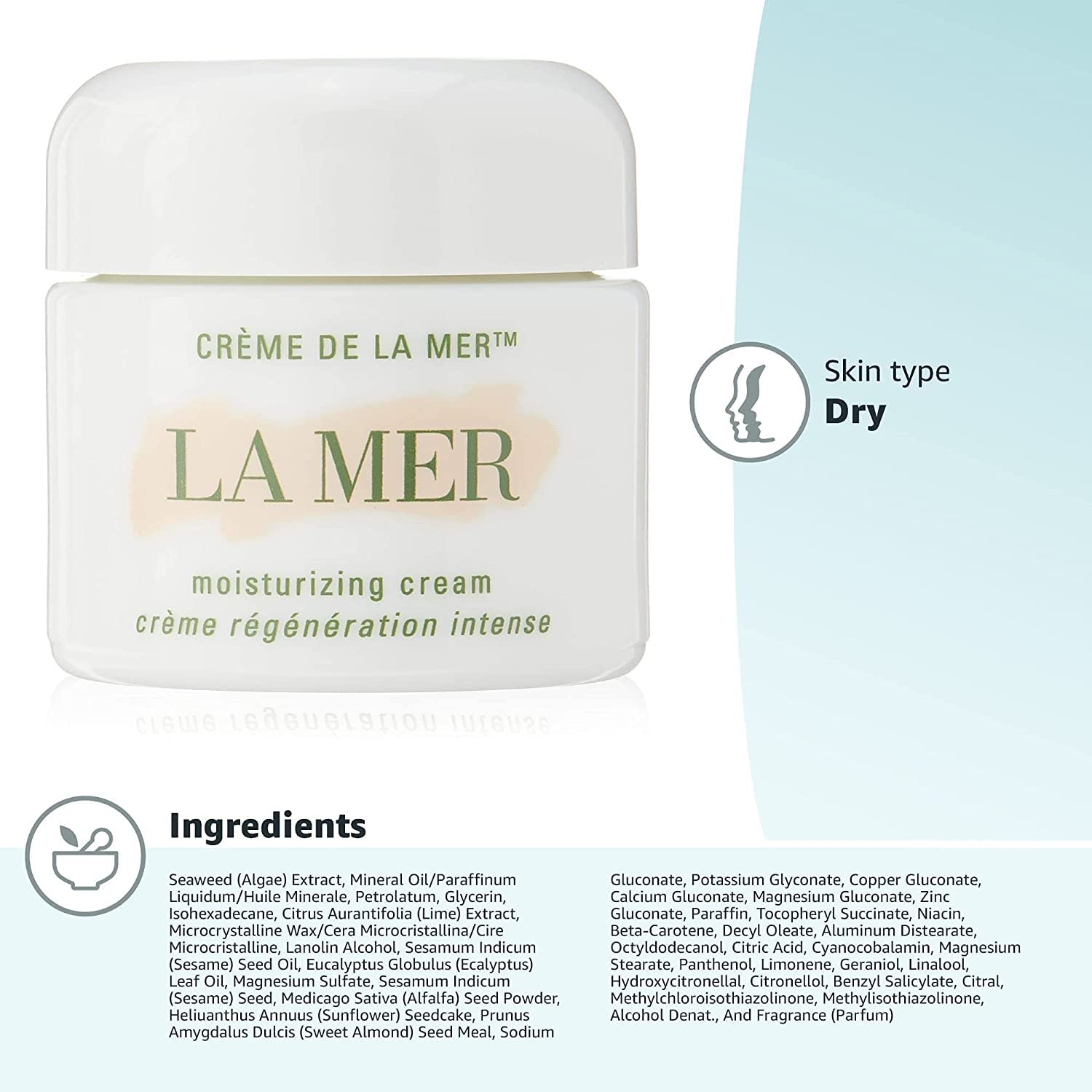 La Mer | Creme De La Mer, Moisturizing Cream 2Oz , White : Beauty & Personal Care