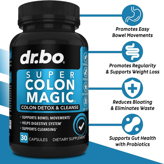 Colon Cleanser Detox for Weight Flush - 15 Day Colon Cleanse Pills & Probiotic - Fast Natural Laxative, Constipation Relief, Bowel Movement Supplements for Intestinal Stomach Bloating Gut Loss Support