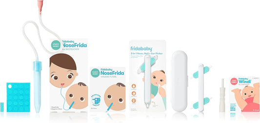 FridaBaby The NoseFrida Filter Bundle, Windi GasPasser & 3in1 Picker | Baby Healthcare Essentials : Baby