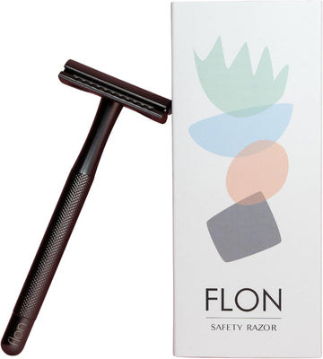 FLON® Single 2.0 Premium Long Handle Double-Edged Safety Razor | Sustainable Plastic Free Zero Waste Gift UK