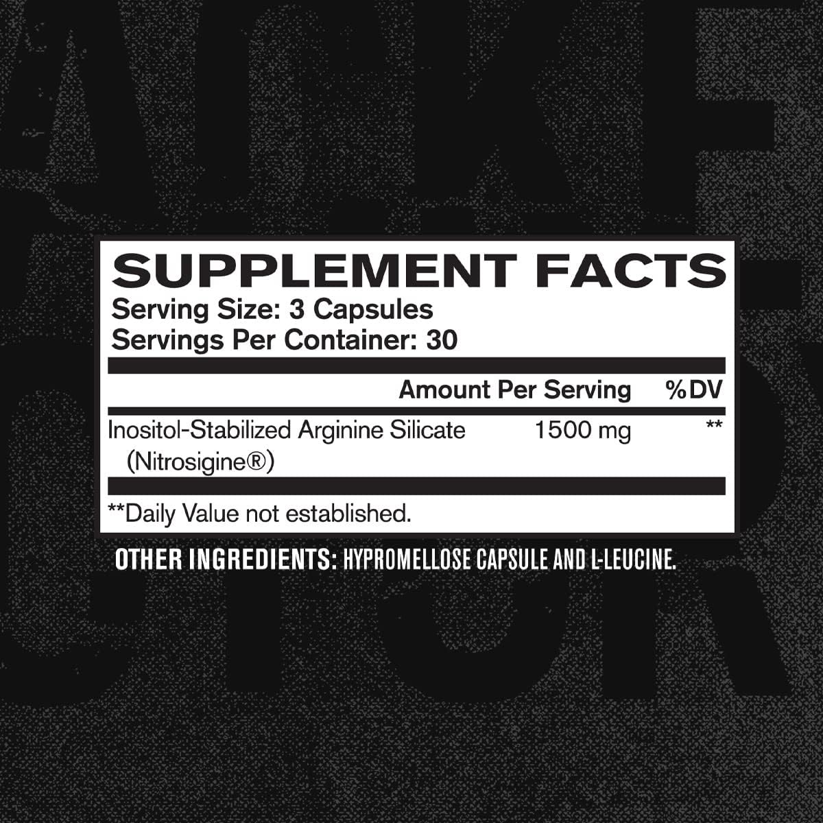 Jacked Factory L Arginine Nitric Oxide Booster 1500mg - Patented Bonded L-Arginine Silicate Pre Workout Supplement for Muscle Growth, Pumps, Vascularity and Energy - 90 Veggie Pills : Health & Household