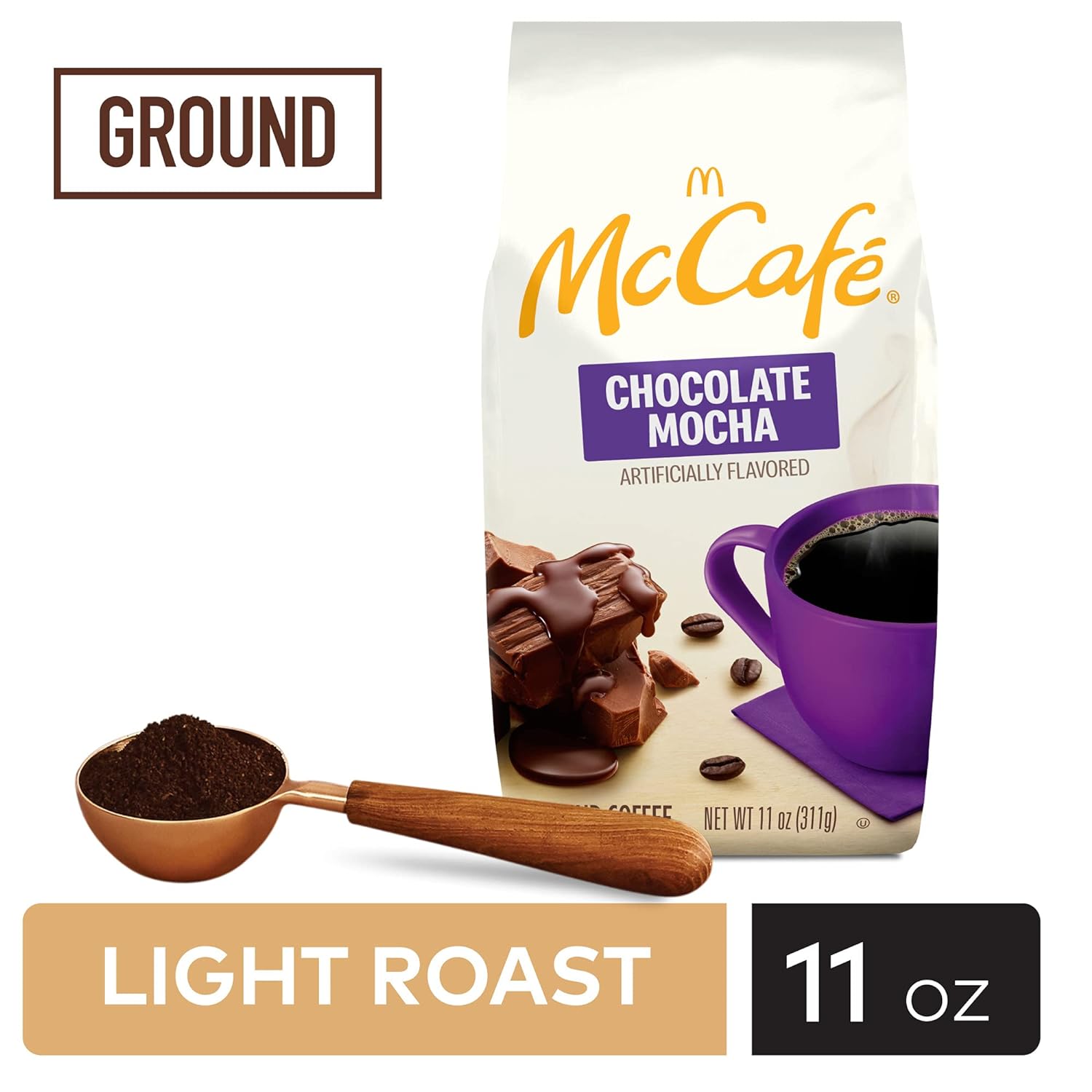 McCafe Chocolate Mocha, Ground Coffee, Flavored, 11oz. Bagged : Everything Else