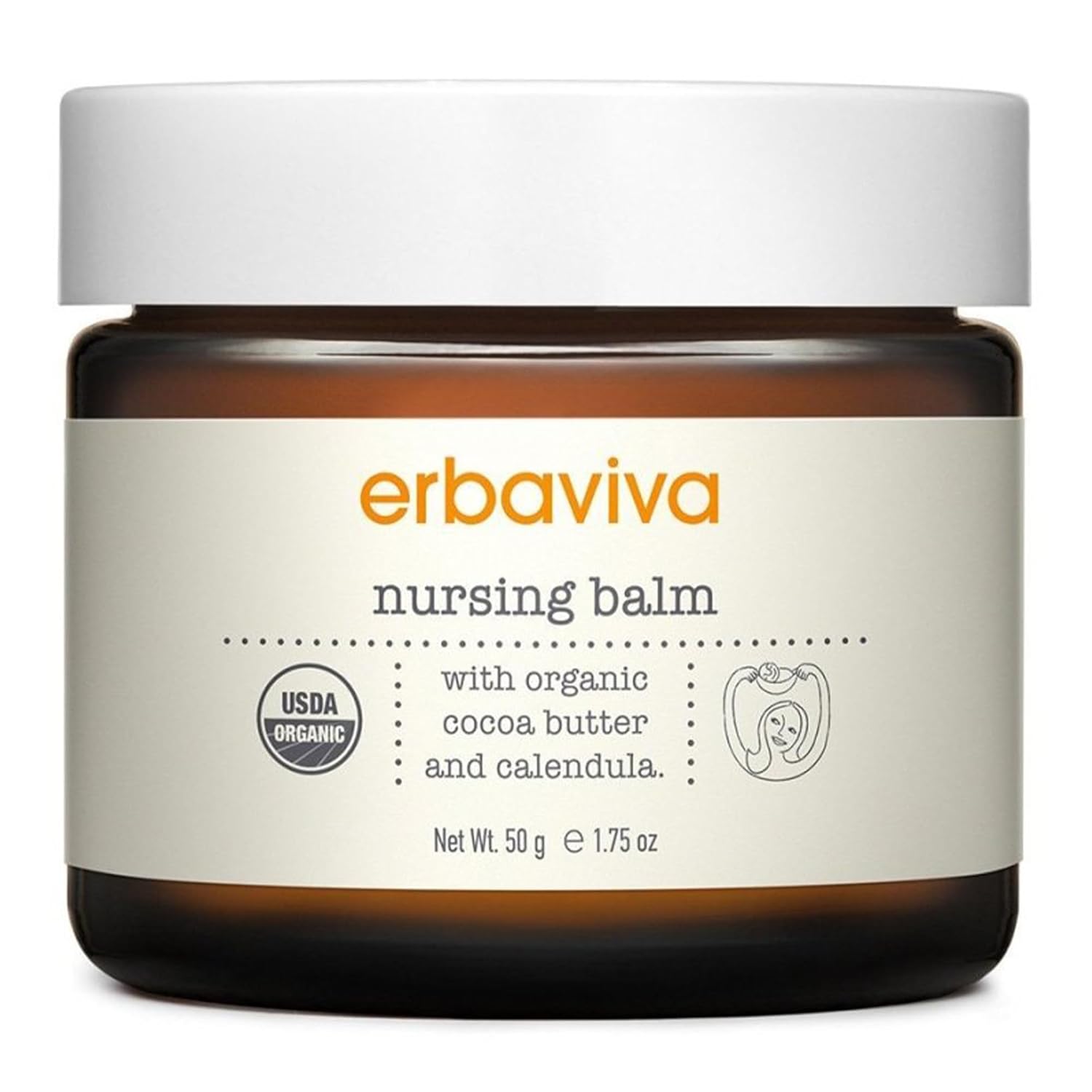 Erbaviva Nursing Balm, 1.75 Oz