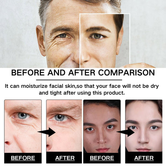 3Pcs Skin Care For Men,Tallow Balm Face Moisturizer,Tallow Balm Skin Care Set For Men