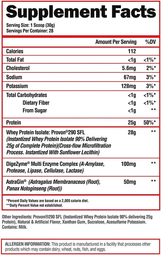 Alpha Lion Superhuman Whey Protein Powder, Great Tasting Pure Whey Protein Isolate, Low Carb, Low Sugar, No Bloat Post Workout, Muscle Recovery & Growth (28 Servings, Hulk Milk)