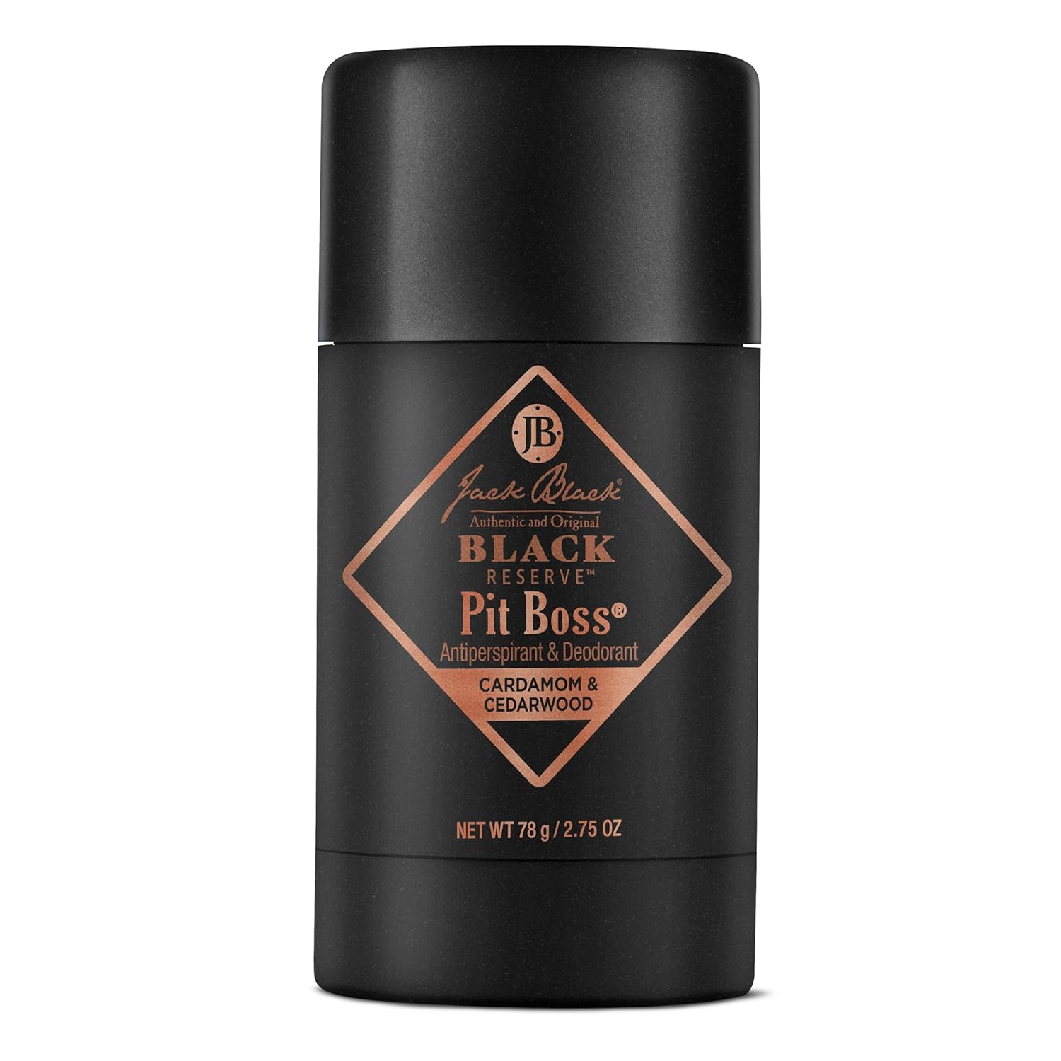 Jack Black Black Reserve Pit Boss Men’S Deodorant, 2.75 Oz. – Men’S Stick Deodorant, Antiperspirant For Men, Maximum Odor & Sweat Control, Long-Lasting Protection