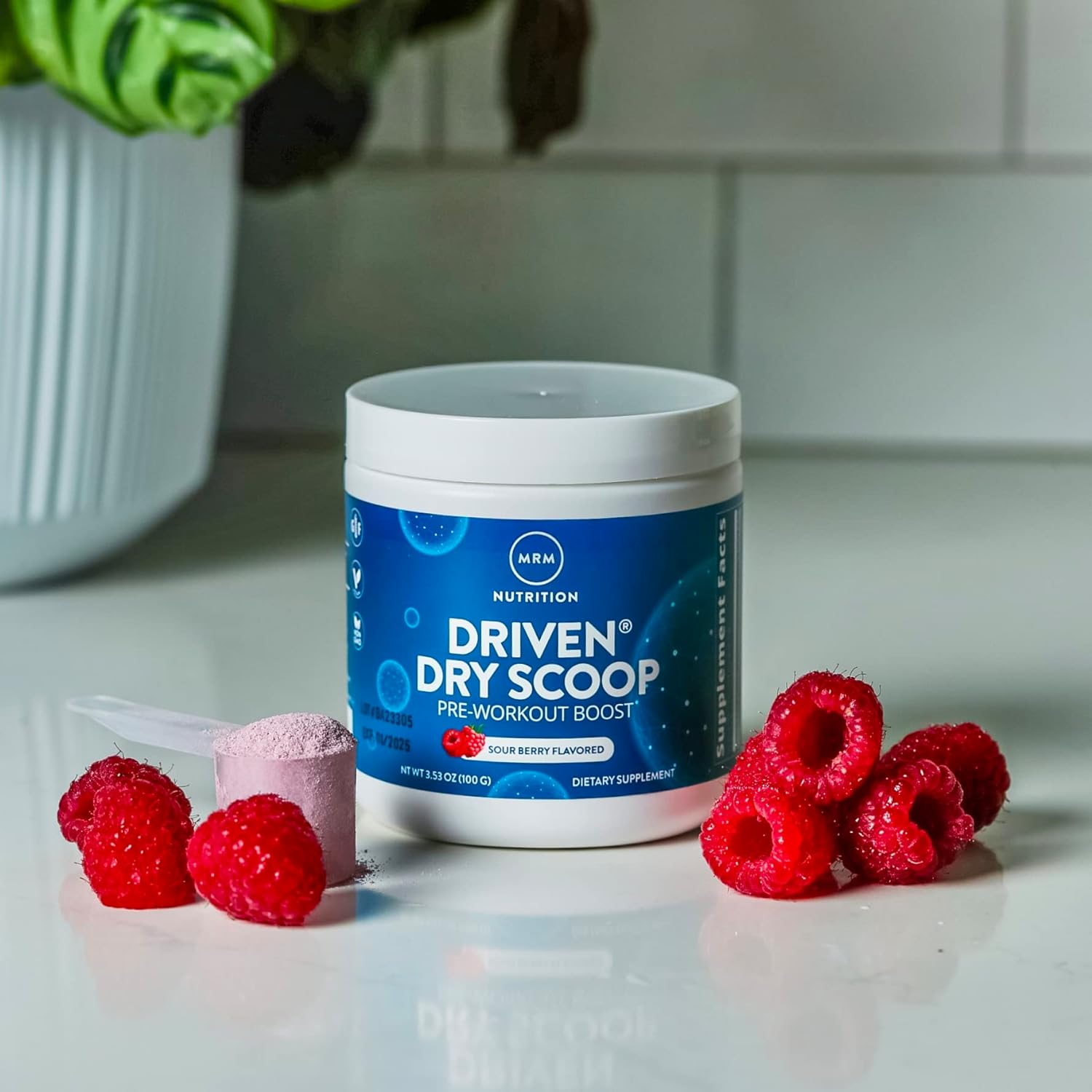 MRM Nutrition Driven™ Dry Scoop Pre-Workout Powder| Sour Berry Flavore