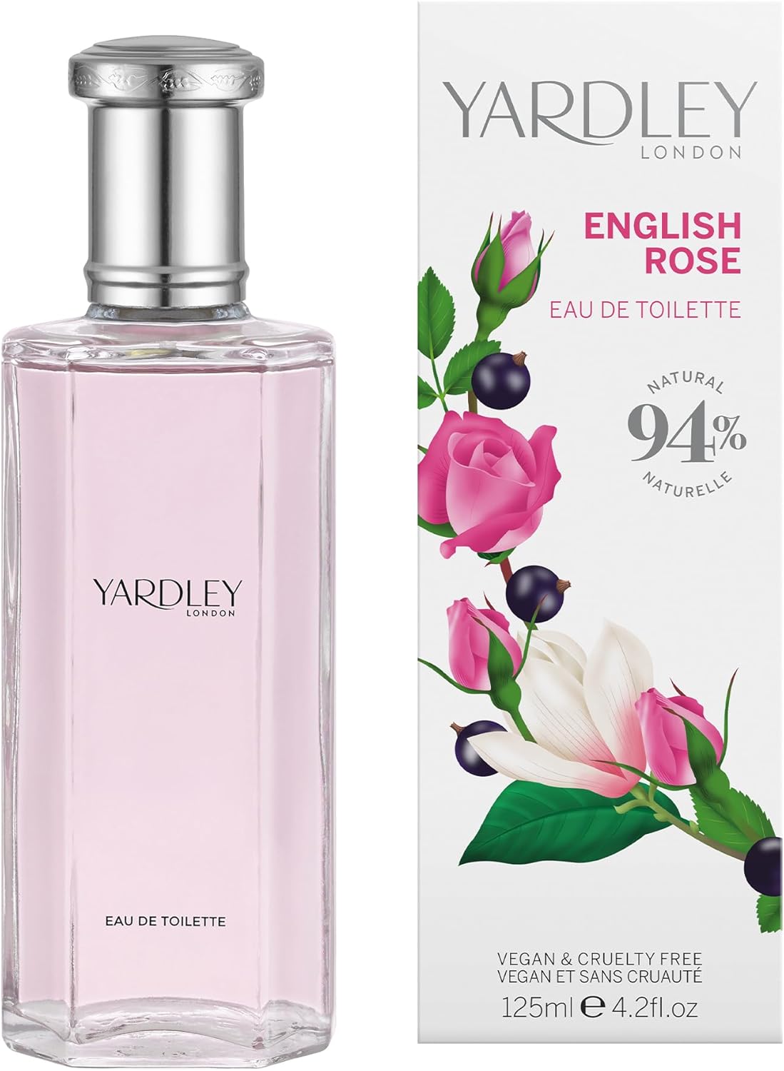 Yardley London English Rose Edt/ Eau De Toilette Perfume For Her 125Ml Y6320036-3