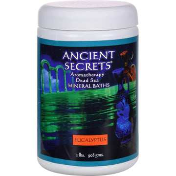Ancient Secrets Dead Sea Bath Salts Eucalyptus, 2 Lbs Bath Salt