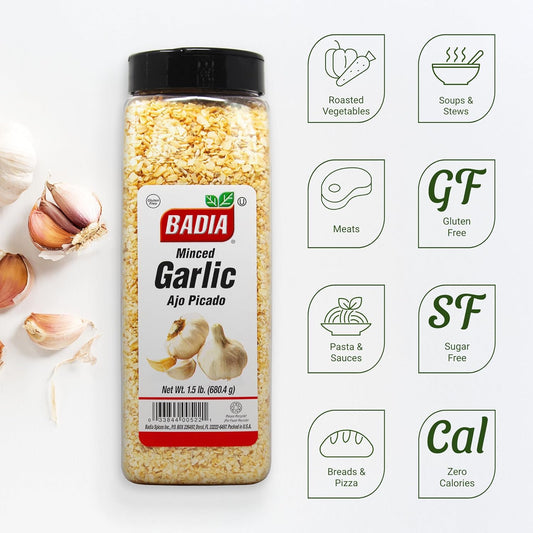 Badia Minced Garlic (1.5lb/680.4g)