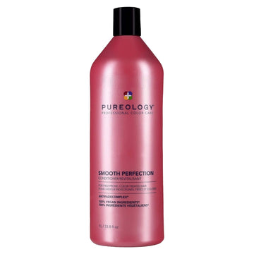 Pureology Smooth Perfection Conditioner | For Frizzy, Color-Treated Hair | Detangles & Controls Frizz | Sulfate-Free | Vegan