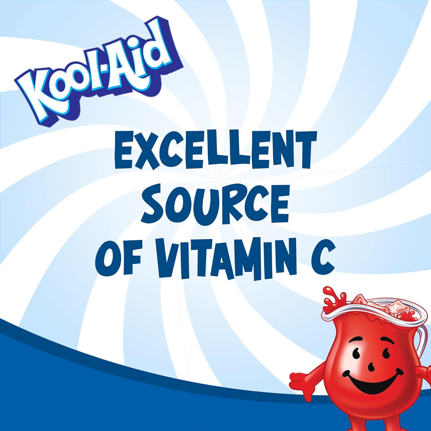 Kool-Aid Caffeine Free Blue Raspberry Lemonade Sweetened Powdered Drink Mix 12 Count 20 Oz Canisters