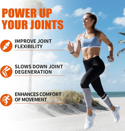 Glucosamine Chondroitin Gummies With Msm For Men Women - Sugar Free Extra Strength Joint Support Glucosamine Gummies Supplement For Adults Flexibility Back Knees Hands Pineapple Flavor (2 Packs)