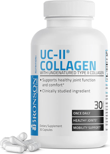 Bronson UC-II Collagen with Undenatured Type II Collagen, 30 Capsules