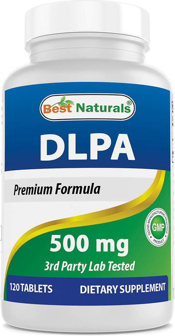 Best Naturals Dlpa 500 Mg 120 Tablets