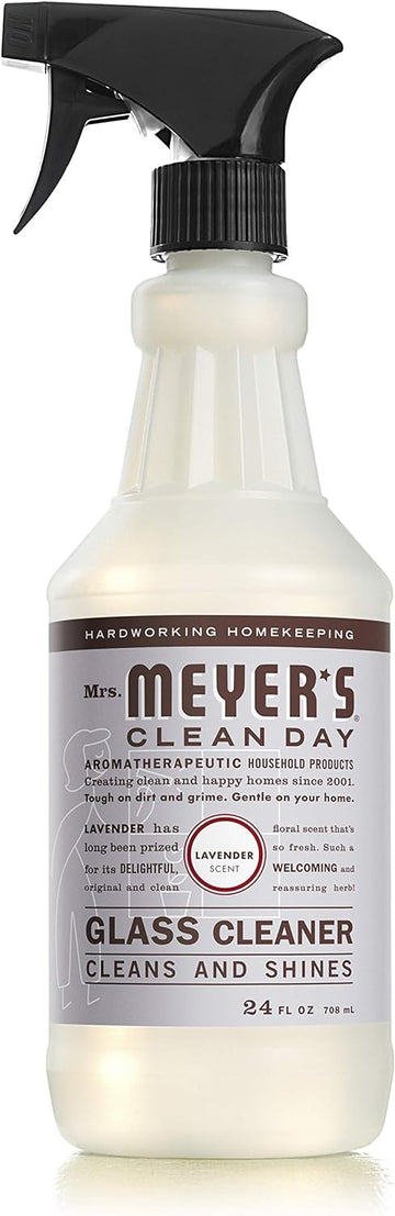 Mrs. Meyer'S Clean Day Glass Cleaner Bottle, Lavender Scent, 24 Fl Oz (Pack Of 1)