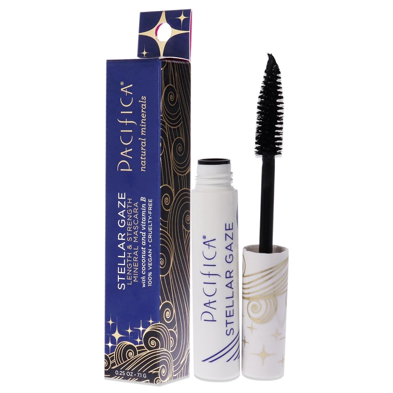 Pacifica Stellar Gaze Length & Strength Mineral Mascara (Supernova) : Pacifica Makeup : Beauty & Personal Care