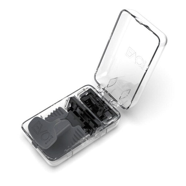 Evoshave Series 3 System Razor Starter Pack In Carbon Black