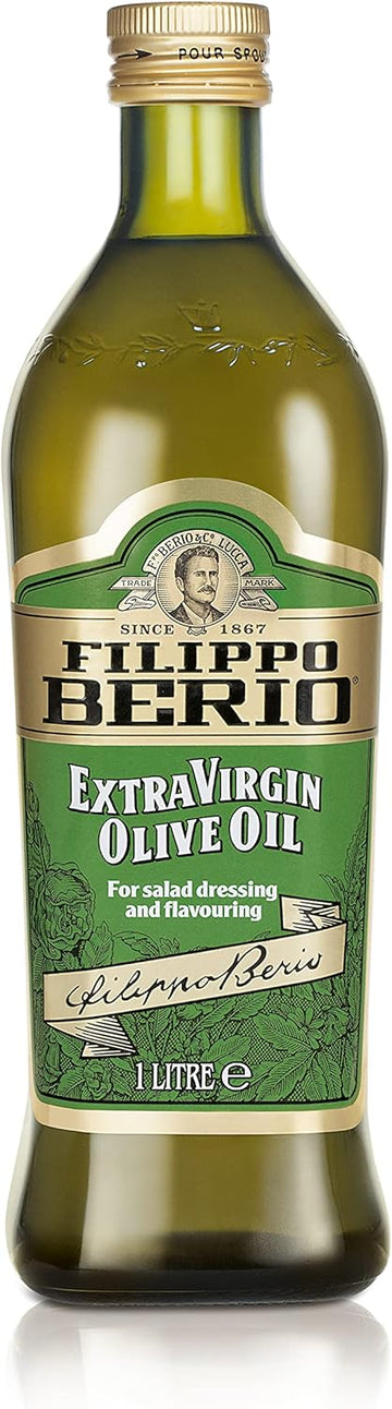 Filippo Berio Extra Virgin Olive Oil, Olive Oil Glass Bottle, 750Ml
