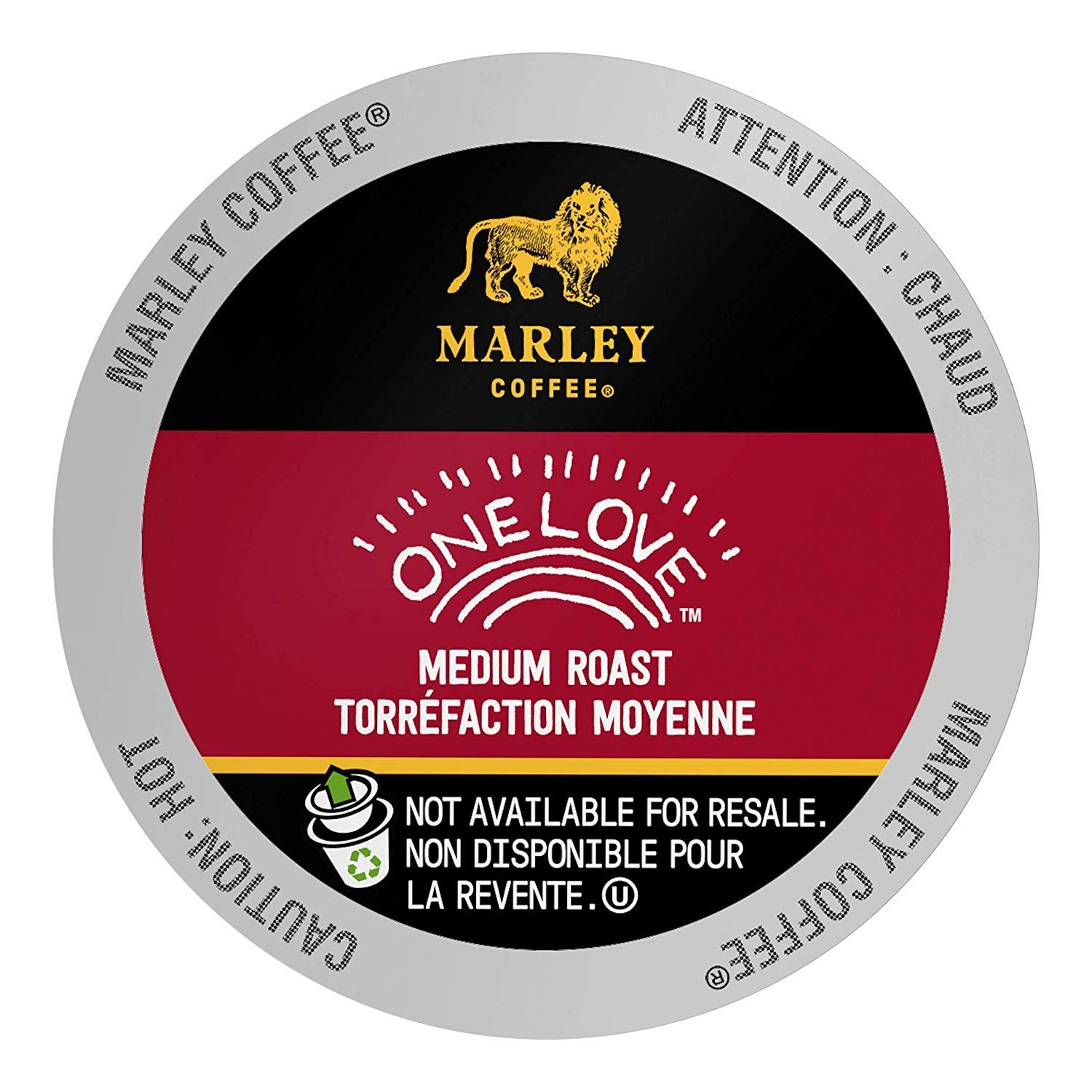 Marley Coffee One Love, Single Serve Realcup (96 Count)