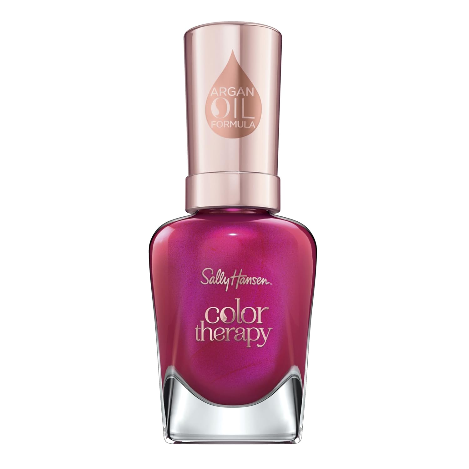 Sally Hansen Color Therapy Nail Polish, Rosy Glow, Pack Of 1