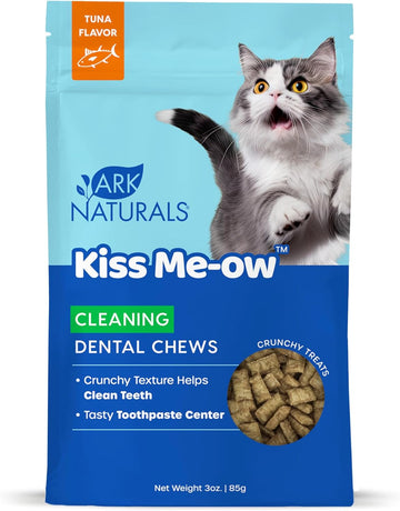 Ark Naturals, Kiss Me-Ow Cleaning Tuna Dental Chews, 3 Oz