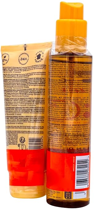 Nuxe Sun Face And Body Tanning Sun Oil Spf50 150Ml + After-Sun Lotion For Face And Body 100Ml Free