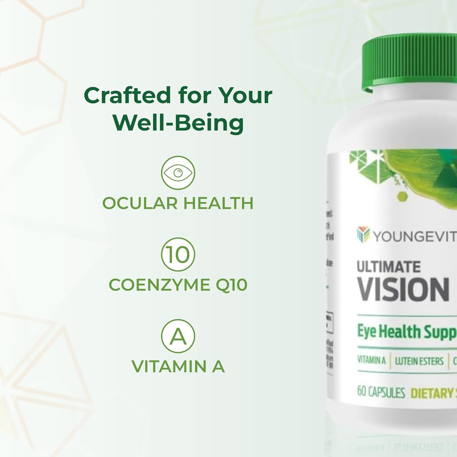 Buy Youngevity Ultimate Vision Fx™ - Eye Vitamin & Mineral Supplement Blend - Lutein, Coq10, Vitamins A, C, E, Zinc, Chromium, Selenium For Eye Health (60 Capsules - 4 Pack) On  Free Shipping On Qualified Orders