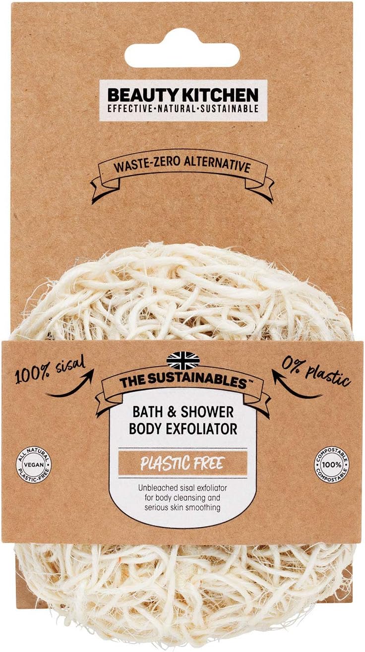 Beauty Kitchen - The Sustainables Bath & Shower Body Exfoliator - Gentle Exfoliation - Smooth And Renewed Skin - Shower Essential
