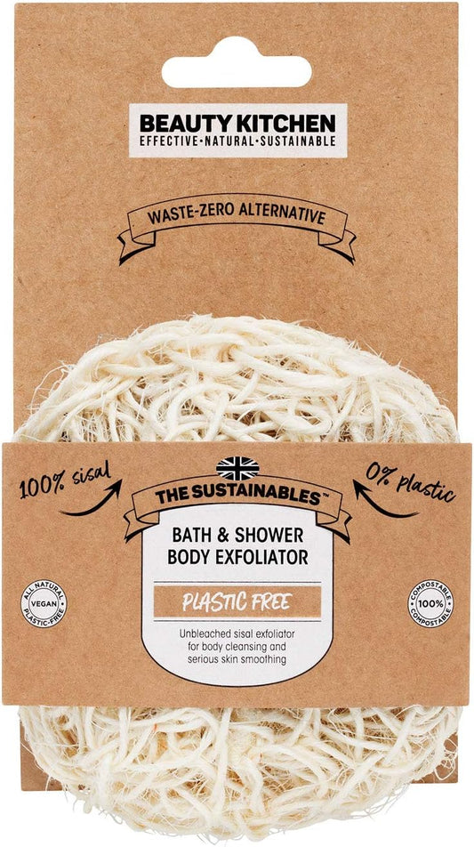 Beauty Kitchen - The Sustainables Bath & Shower Body Exfoliator - Gentle Exfoliation - Smooth And Renewed Skin - Shower Essential