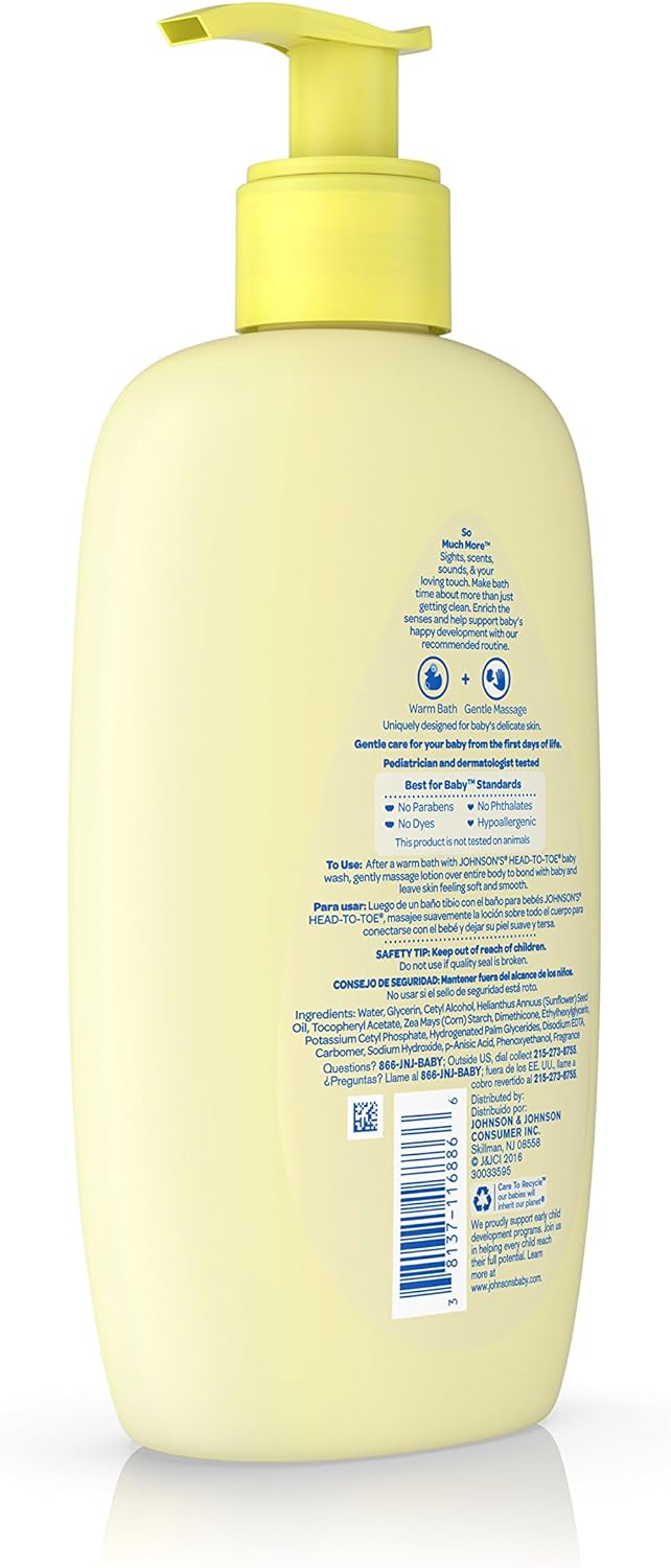 Johnson's Head-to-Toe Baby Lotion, 27 Fluid Ounce : Baby