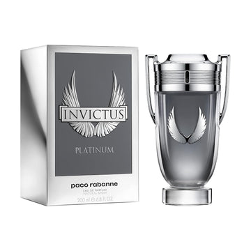 Rabanne Invictus Platinum Eau De Parfum Spray For Men, 6.8 Ounce
