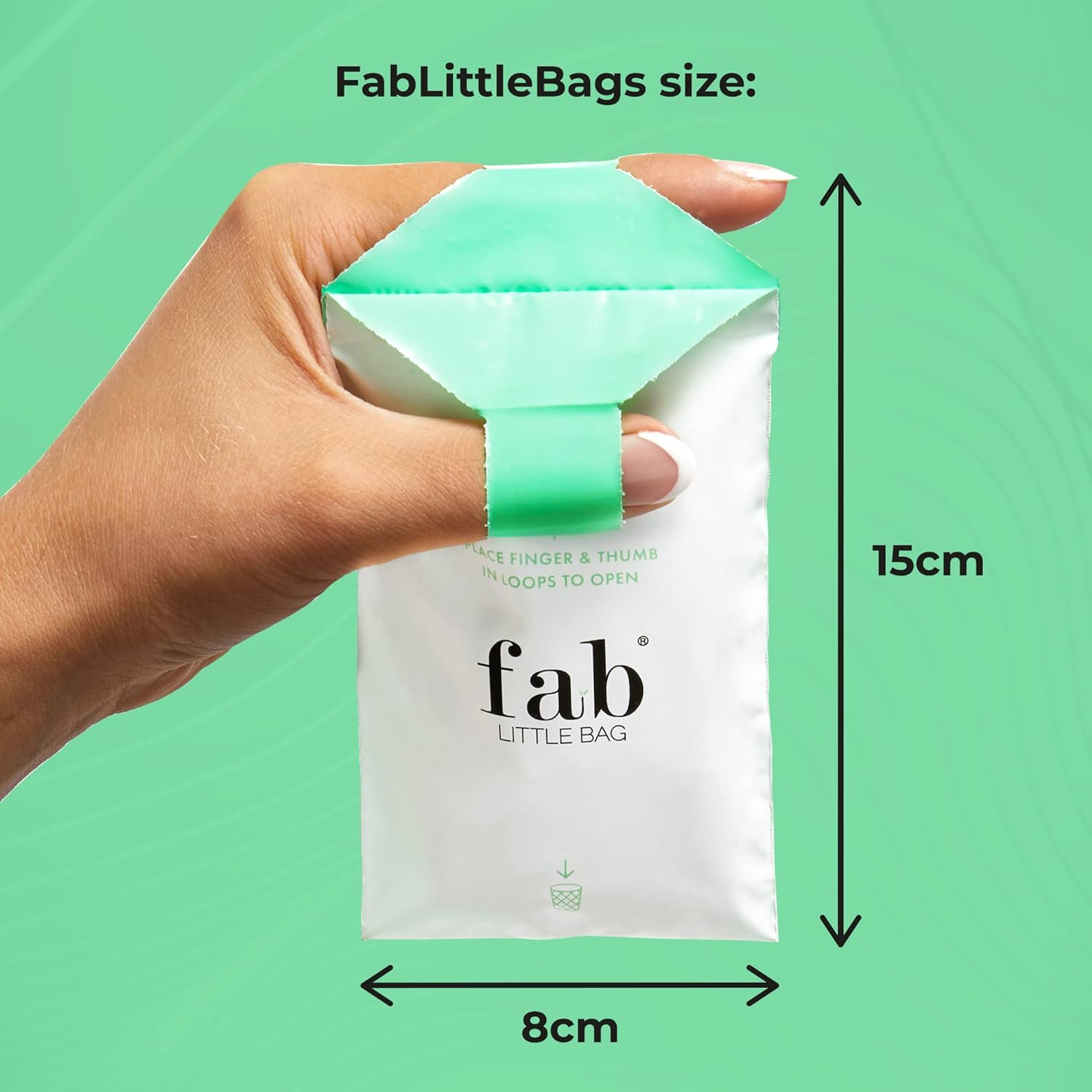 Fab Little Bag Starter Plus Pack - 45 Sanitary Disposal Bags Plus Recyclable Refill Pack for Out and About (45 Pack) : Health & Household