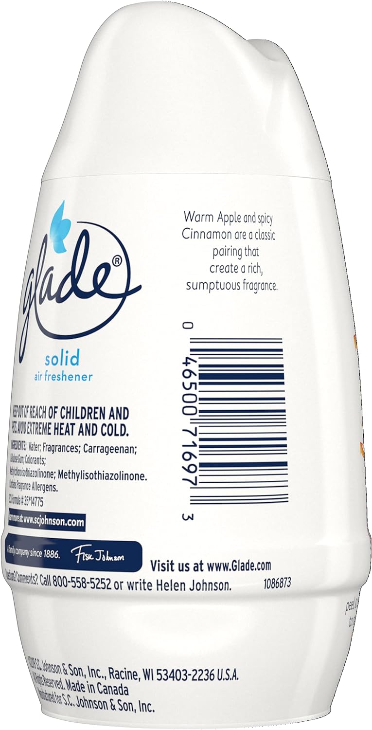 Glade 71697 Solid, Deodorizer for Home Air Freshener, 6 Ounce (Pack of 1), White : Health & Household