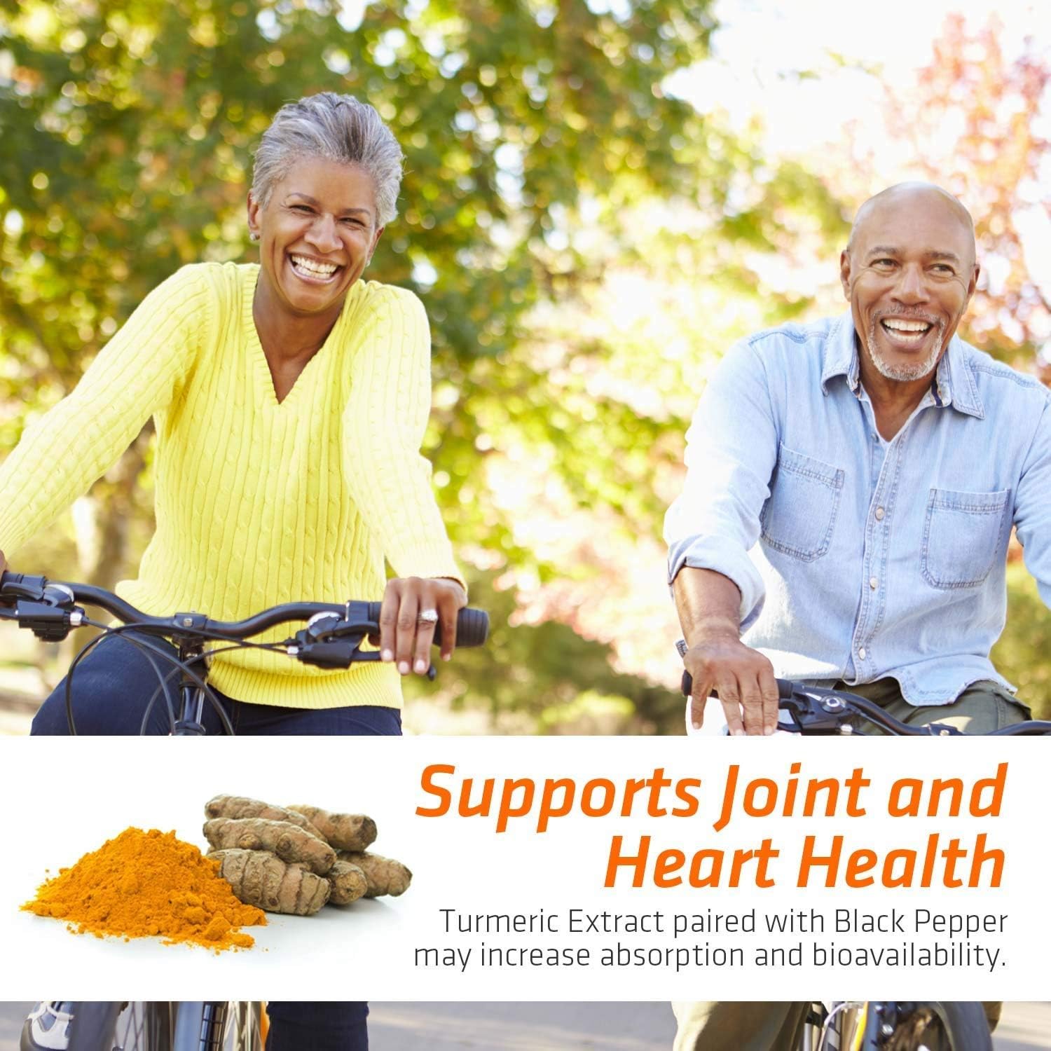 Turmeric Curcumin with Black Pepper Extract & Ginger Gummies, High Absorption Potent 95% Curcuminoids Turmeric Supplement, Nature's Tumeric Curcuma Gummy Pills, Joint Support Capsules - 120 Gummies : Health & Household