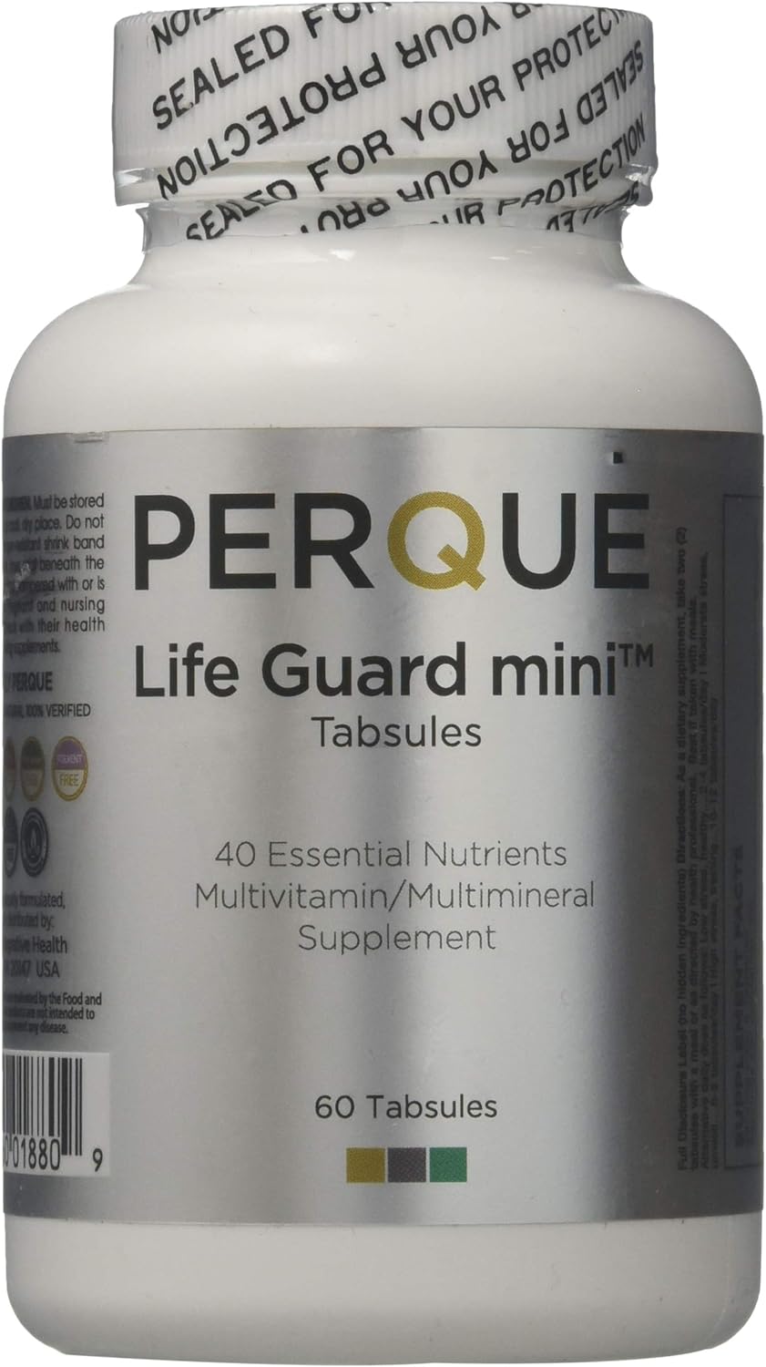 Perque Life Guard Mini Tabsules, 60 Count