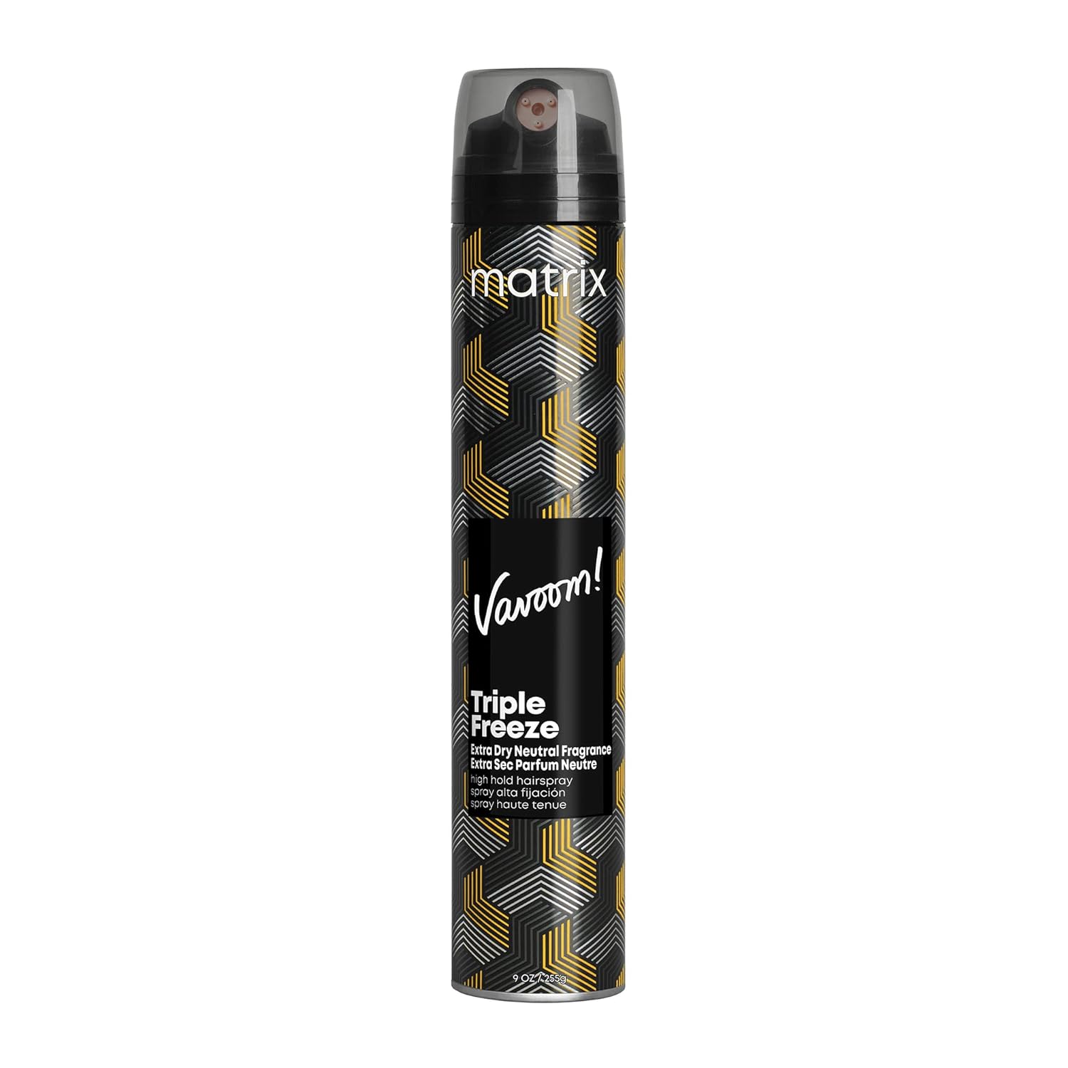 Matrix Vavoom Triple Freeze Extra Dry Hairspray | Adds Volume And Lift | Fast-Drying, 24 Hour Hold | Humidity Resistant | 9 Oz