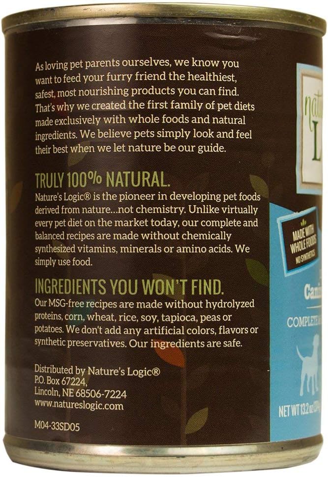 Natures Logic NL00178 Grain-Free Sardine Feast Wet Dog Food, One Size: Pet Supplies: Amazon.com