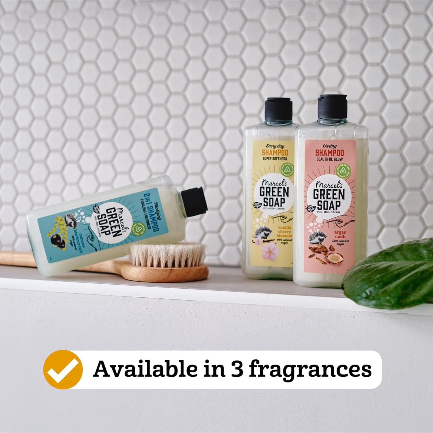 Marcel's Green Soap Shampoo - Vanilla & Cherry Blossom - Natural Oils - 97% Natural - 97% Biodegradable - Vegan - 300ml : Amazon.co.uk: Health & Personal Care